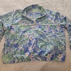 Lilly Pulitzer Luxletic Aegean Performance Half Zip